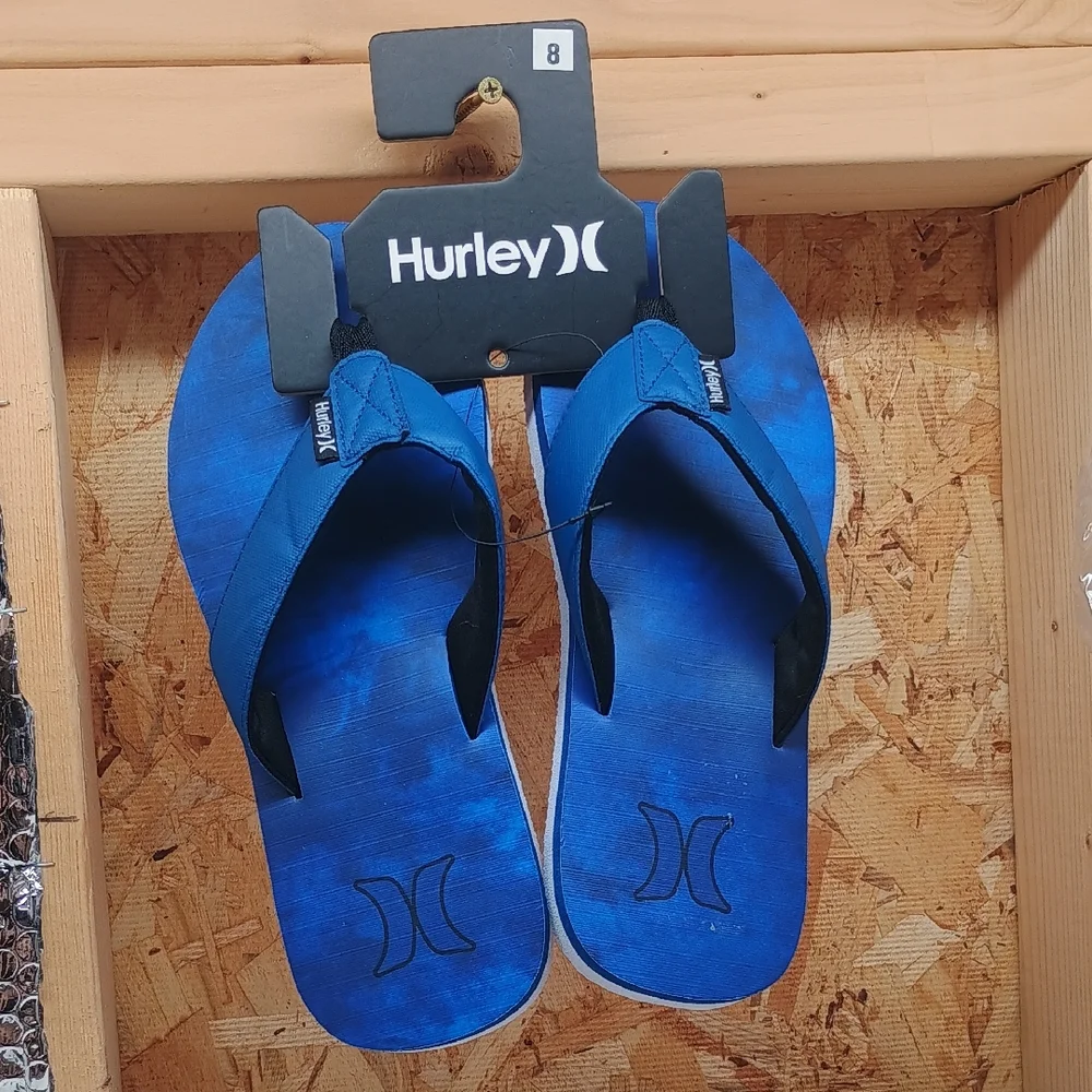 Hurley Blue Flip Flops